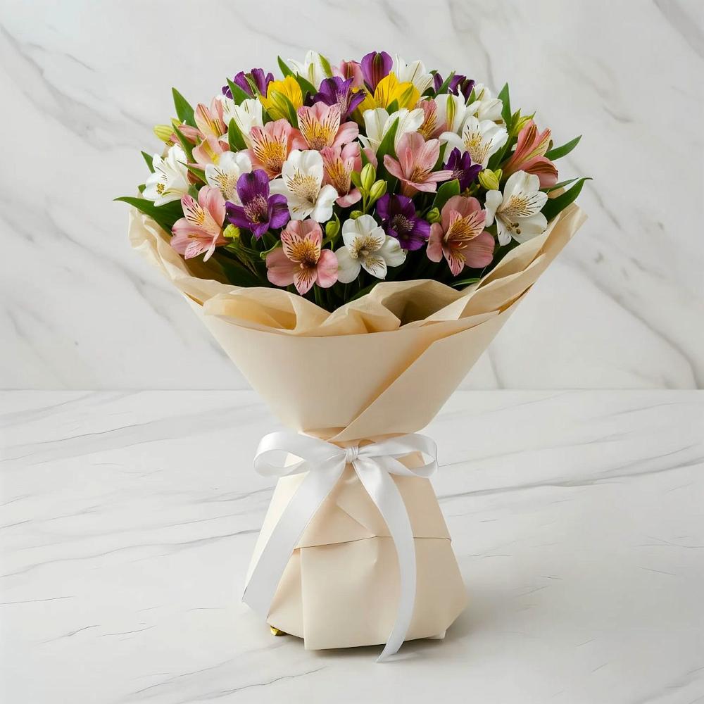 Букет цветов из: Альстромерии в Елабуге