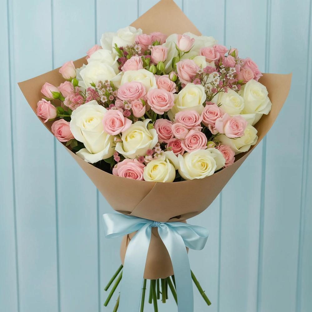 Букет цветов из: Розы в Елабуге