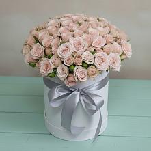 Цветочная композиция из Розы в шляпной коробке #REPLACE_PRED# Елабуге