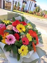 Букет цветов из:  Герберы #REPLACE_PRED# Елабуге