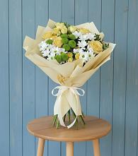 Букет цветов из:  Хризантемы и Розы в Елабуге