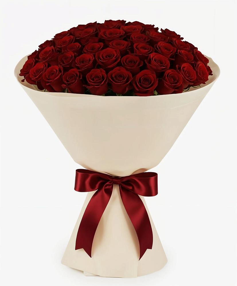Букет 101 Бордовая роза Блэк Бакарра в Елабуге