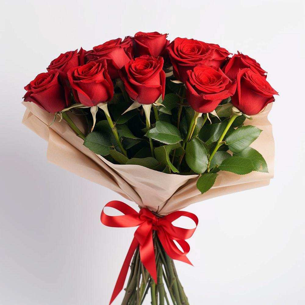 Букет 11 Красных роз Эдлесс Лав в Елабуге