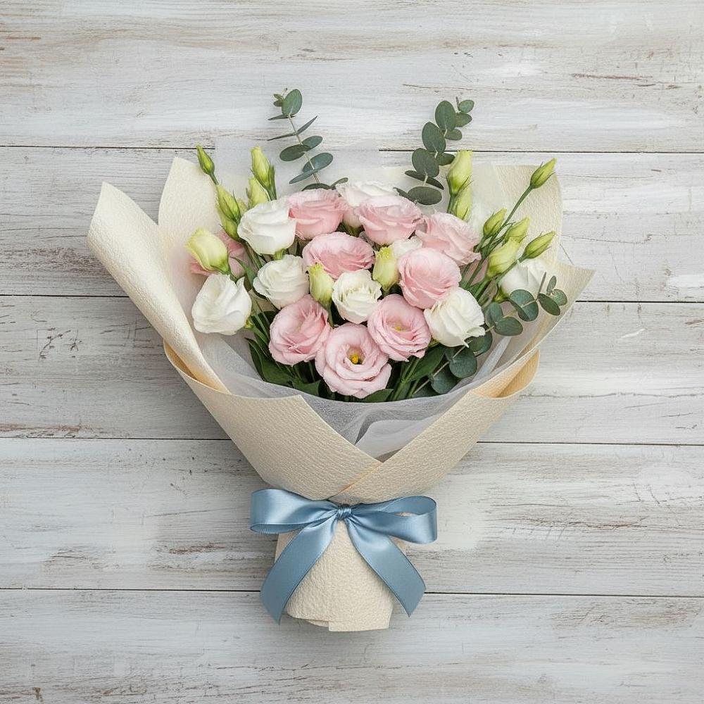 Букет цветов из: Лизиантусы в Елабуге